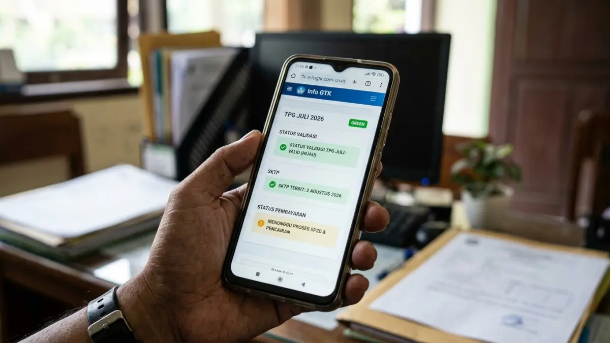 TPG Juli 2026 belum cair meski SKTP terbit? Simak tahapan SP2D, pencairan, serta jadwal TPG Agustus 2026. (Gemini AI)