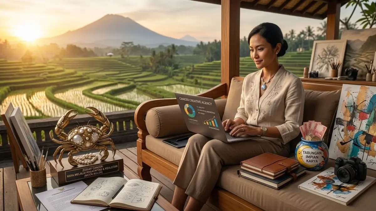 Zodiak Cancer kaya menurut astrologi dikaitkan dengan kreativitas, kepedulian, kemampuan membangun kepercayaan, dan ketekunan.