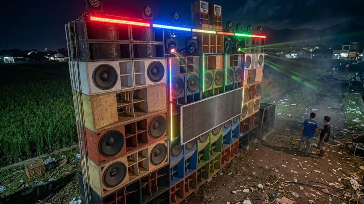Pembatasan sound system penting untuk menjaga karnaval tetap meriah sekaligus melindungi ketertiban dan kenyamanan warga sekitar.(ILUSTRASI AI)