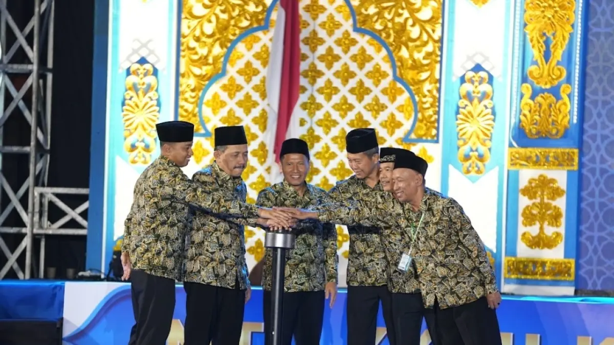 Plt Bupati Tulungagung Ahmad Baharudin bersama jajaran Forkopimda Kabupaten Tulungagung membuka MTQ ke 32, Jumat (5/9). (PROKOPIM)