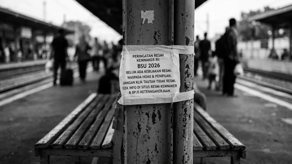 BSU 2026 belum memiliki kebijakan resmi. Kemnaker mengingatkan masyarakat waspada hoax dan tautan palsu yang bisa mengambil data pribadi. (Gemini AI)