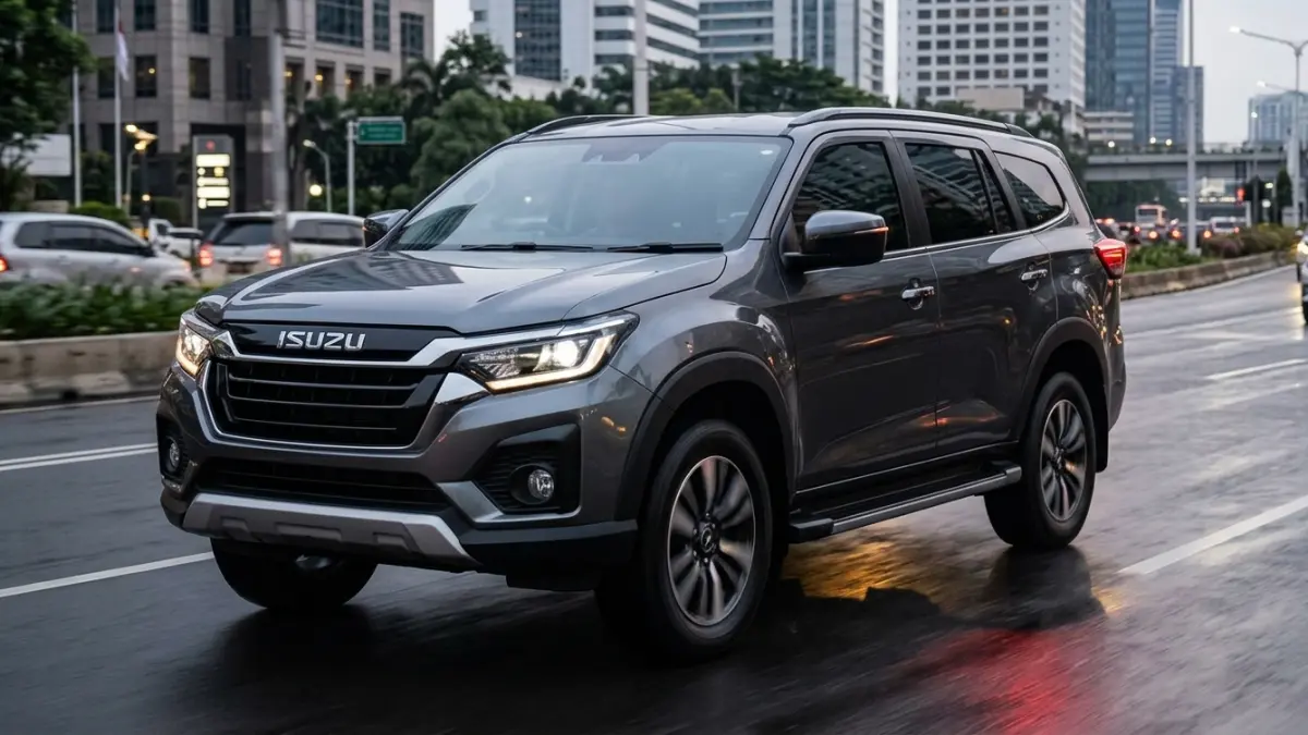 Isuzu Panther 2026 disebut comeback dengan mesin diesel 1.9 L, tenaga 150 PS, fitur modern, dan perkiraan harga mulai Rp350 juta. (Gemini AI)