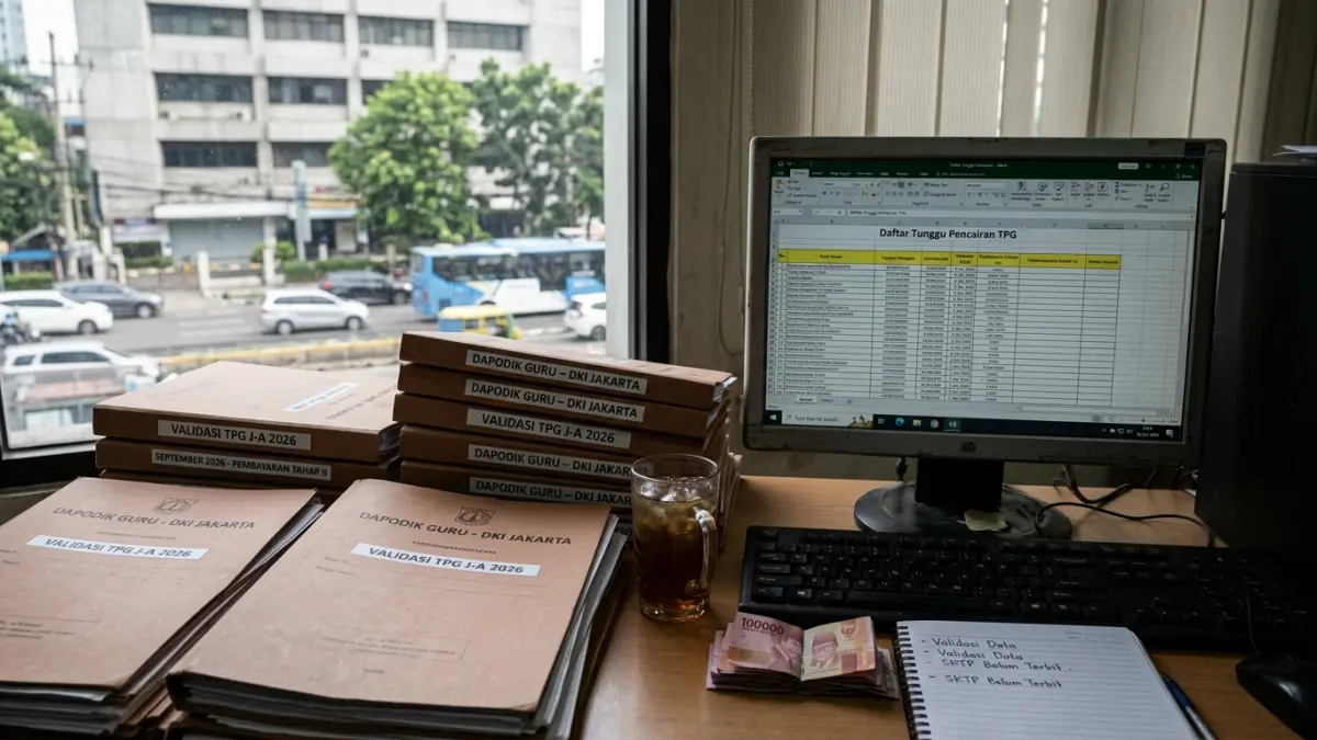 : TPG THR 100% 2026 disebut memiliki landasan regulasi, tetapi realisasinya belum terpantau. Simak aturan dan persoalan penyalurannya. (Gemini AI)