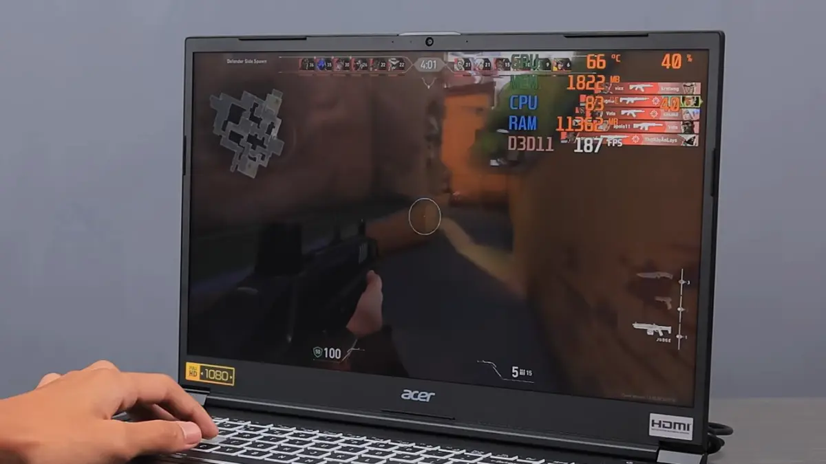 Acer Aspire 7 Pro 2026 dibanderol Rp13.499.000 dengan RTX 3050, RAM 16 GB, SSD 512 GB dan layar 144 Hz. (Youtube. com)