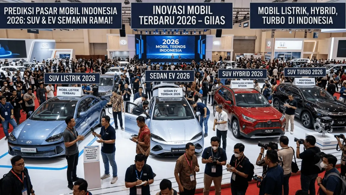 Mobil terbaru 2026 diprediksi semakin ramai di Indonesia, dari SUV listrik, hybrid, sedan EV hingga SUV turbo dengan teknologi modern.