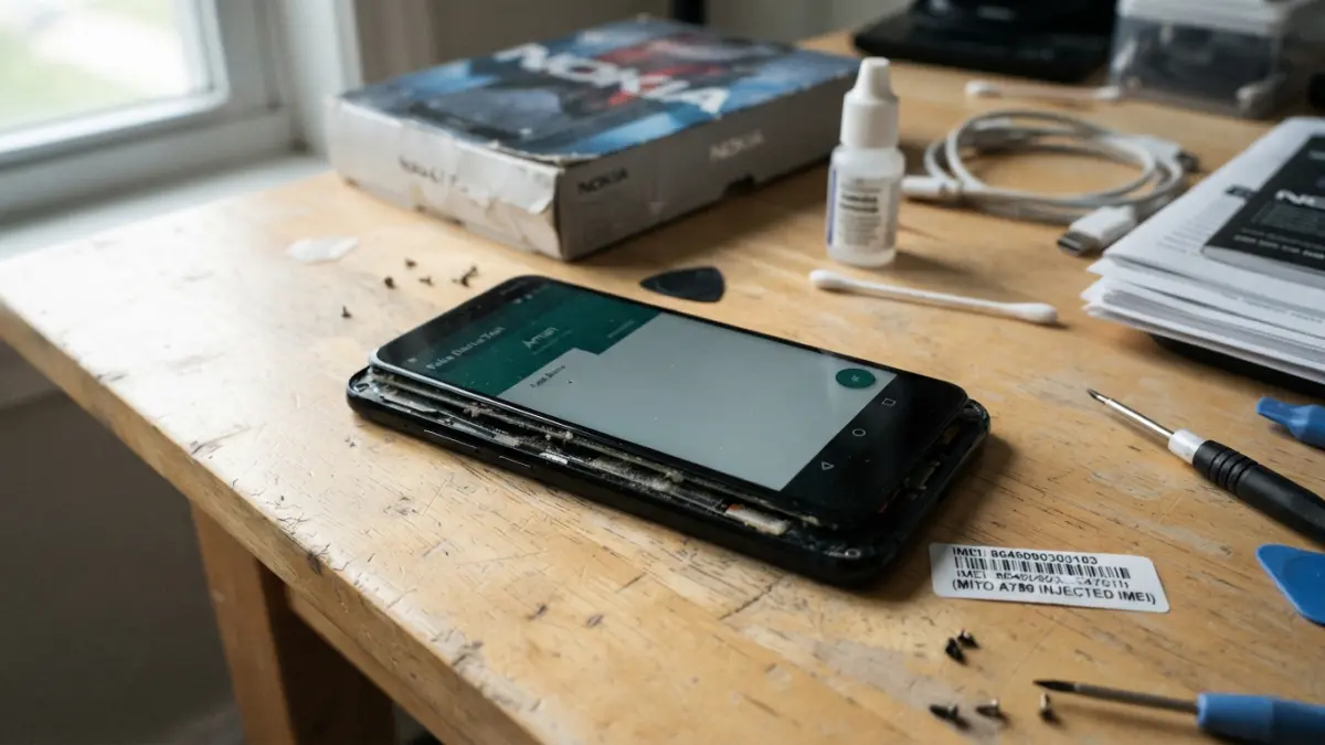 Nokia 6.1 Plus Rp1,2 jutaan masih menarik dengan desain compact, tetapi unit yang diuji ternyata bukan barang resmi dan diduga rekondisi. (Gemini AI)