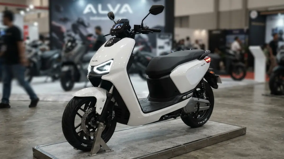 Alva Cervo Q hadir dengan motor mid drive, tenaga 9,8 kW, baterai 1.800 Wh, ABS dan boost charge dengan harga Rp49.500. (Gemini AI)