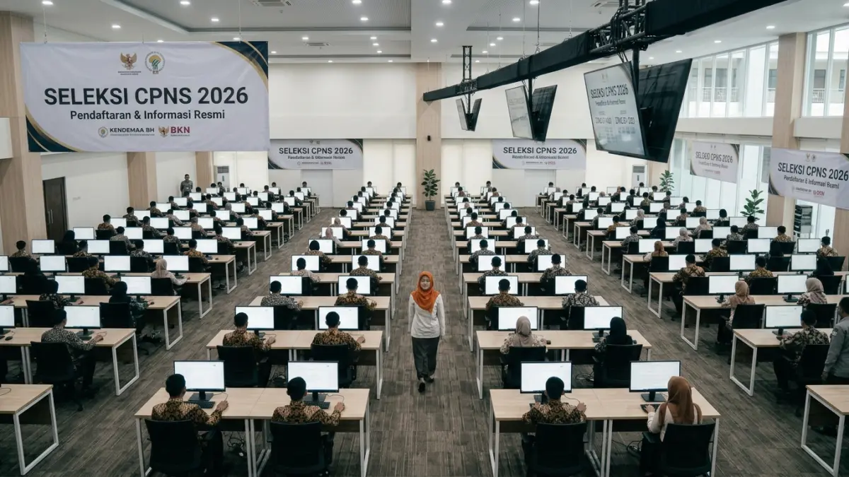 Soal TKP SKD CPNS 2026 dibahas Privat Alfaiz. Simak strategi memilih jawaban bernilai tinggi berdasarkan profesionalisme dan tanggung jawab.(ILUSTRASI AI)