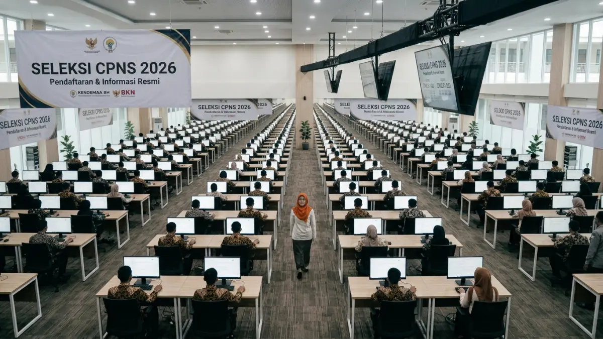 Strategi memilih formasi CPNS 2026 mencakup rasio pelamar, popularitas instansi, jurusan, dan lokasi penempatan.(ILUSTASI AI)