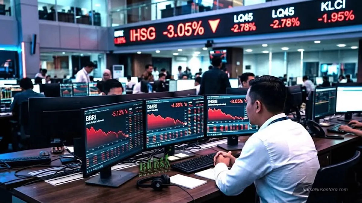 IHSG 14 September 2026 sempat terkoreksi lebih dari 2 persen. Indeks kemudian menguat dari level 6.422 saat pasar menanti dampak reshuffle kabinet.(pinterest)
