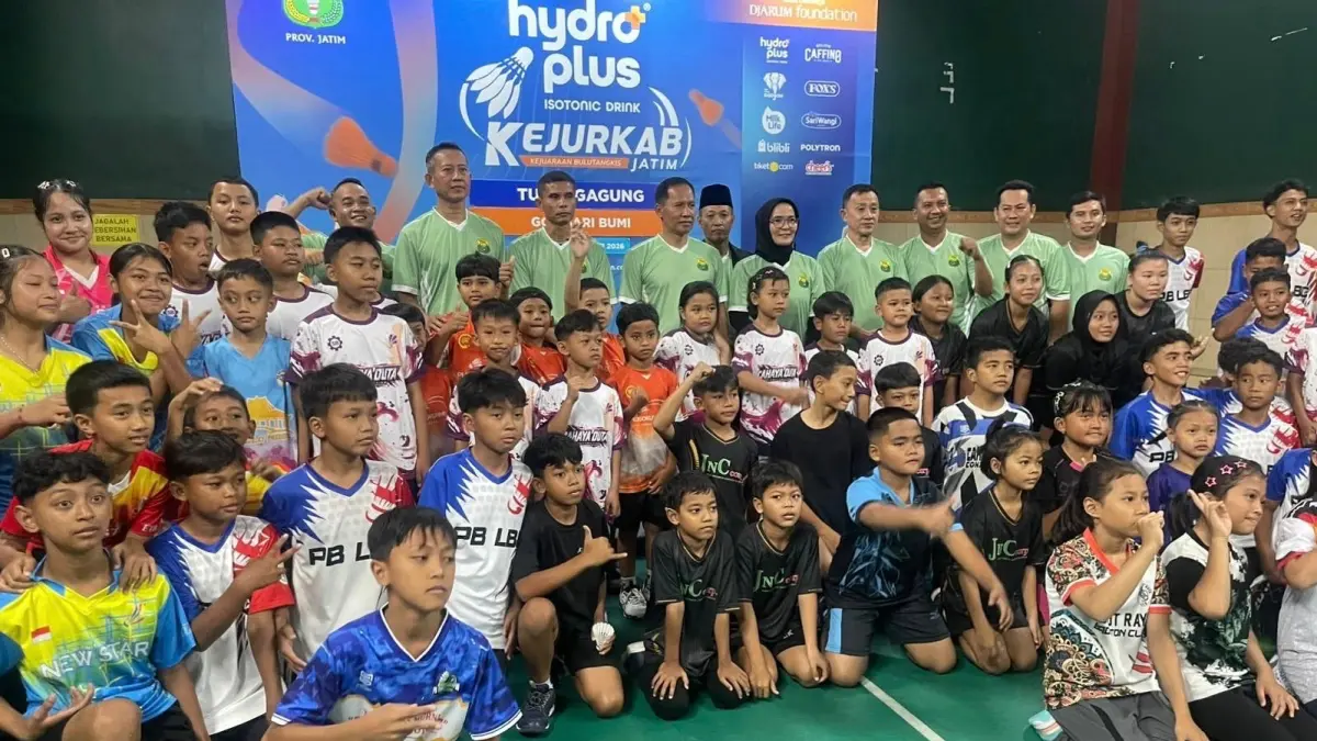 Kejuaraan Bulutangkis Kabupaten (Kejurkab) Tulungagung 2026 resmi bergulir, Rabu (16/9/2026).