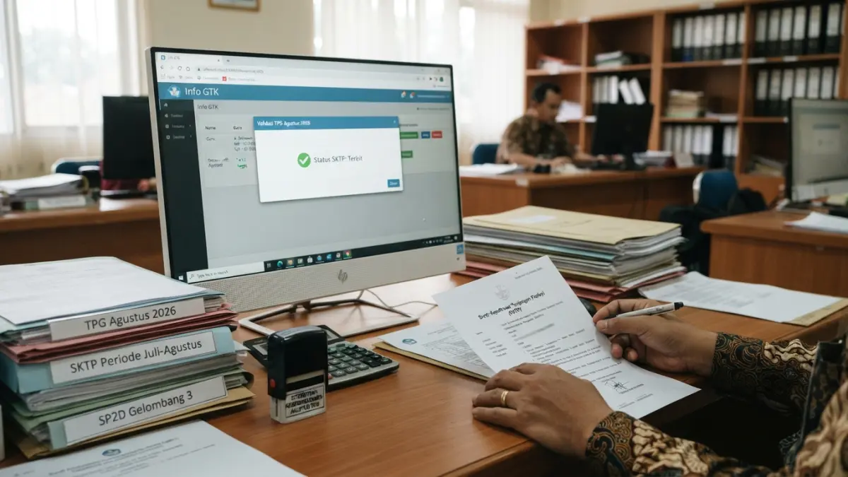 TPG Agustus 2026 diperkirakan disalurkan 21–31 Agustus setelah SKTP dan SP2D terbit. Simak tahapan serta penyebab pencairan bisa terlambat. (Gemini AI)