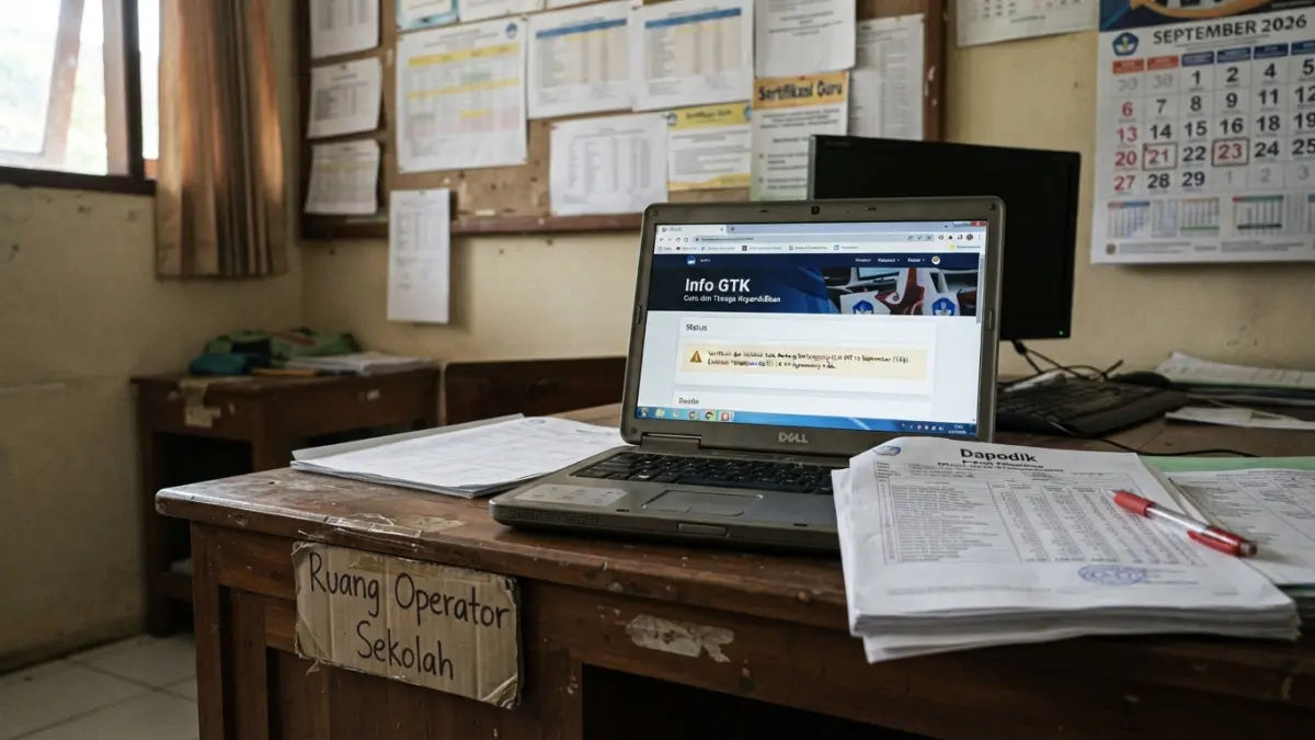TPG September 2026 masih dalam verifikasi setelah cut off Dapodik 10 September. SKTP diperkirakan terbit 18-19 September. (Gemini AI)