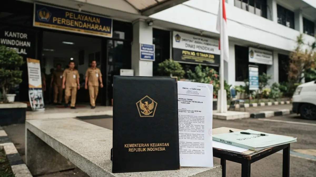 TPG THR 100 persen 2026 disebut cair November. Simak fakta regulasi, dasar hukum, dan informasi realisasi pencairannya. (Gemini AI)
