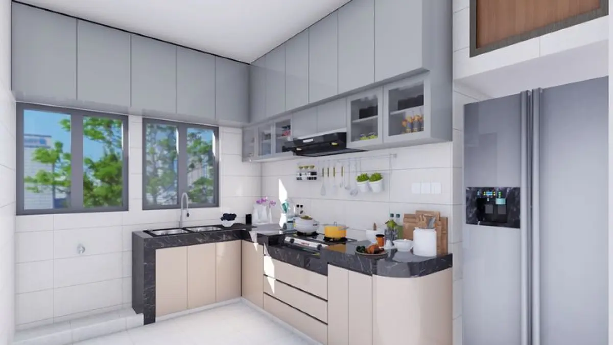 Feng shui dapur membahas posisi kompor, elemen api dan air, kebersihan, pencahayaan, serta tata letak untuk mendukung kenyamanan rumah (Pinterest).