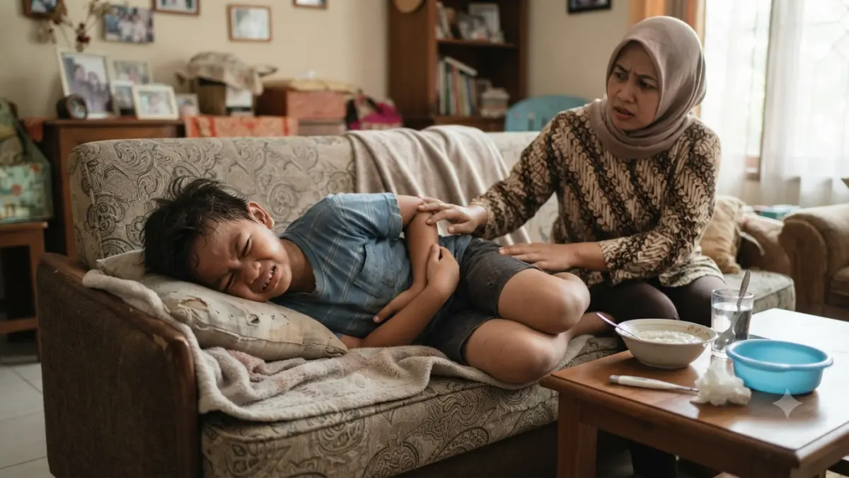 Makanan terasa basi atau berbeda? Siswa sebaiknya tidak mengonsumsinya. Simak cara mengenali, menyimpan informasi, dan melaporkannya.(ILUSTRASI AI)
