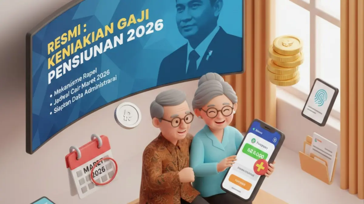 Rapel gaji pensiunan 2026 untuk golongan 3 dan 4 belum resmi ditetapkan sebagai pencairan tahap awal. Simak klarifikasinya (Pinterest).