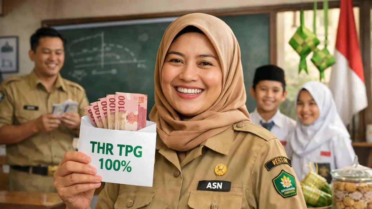 TPG September 2026 tetap dipantau di tengah pergantian Menteri Keuangan. Validasi Info GTK sudah berjalan, sementara TPG THR 100 persen belum resmi (Pinterest).