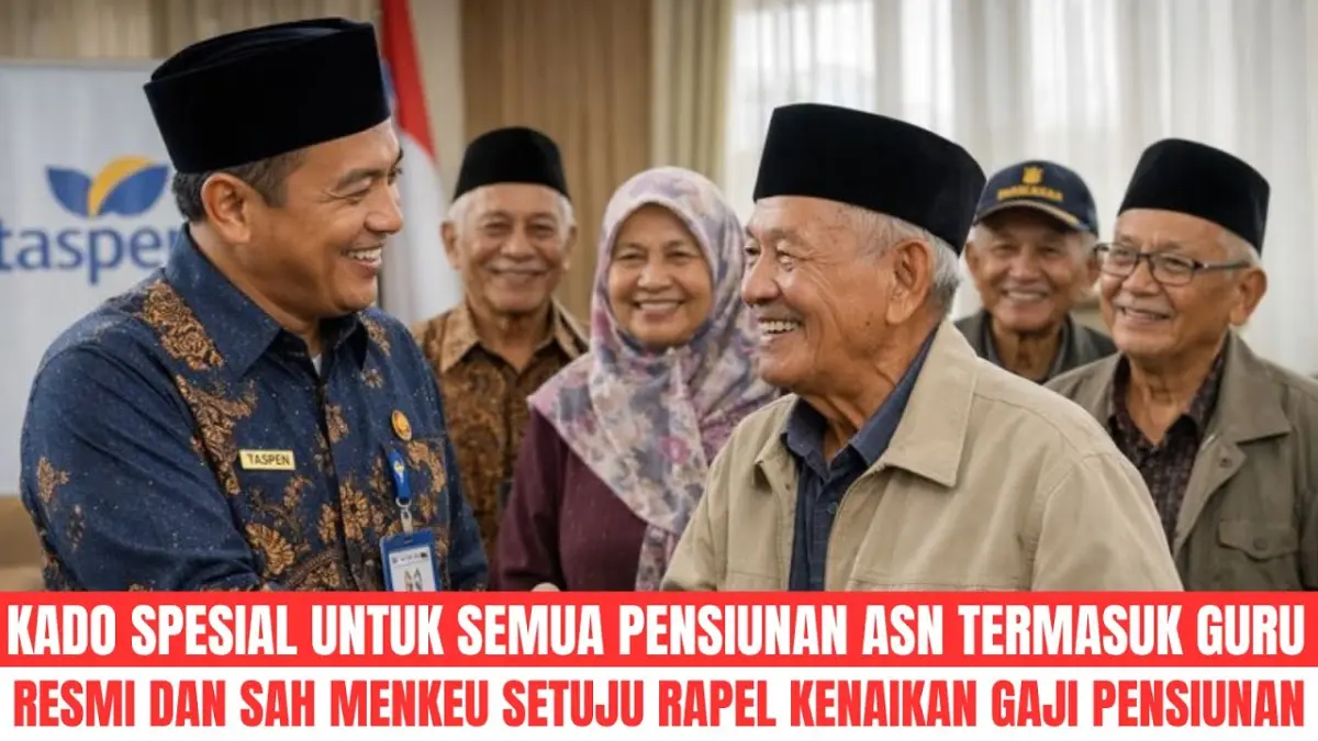Kabar gembira! Rapel kenaikan gaji pensiunan siap cair tanpa potongan. Cek besaran nominal per golongan dan mekanisme pencairannya di sini!