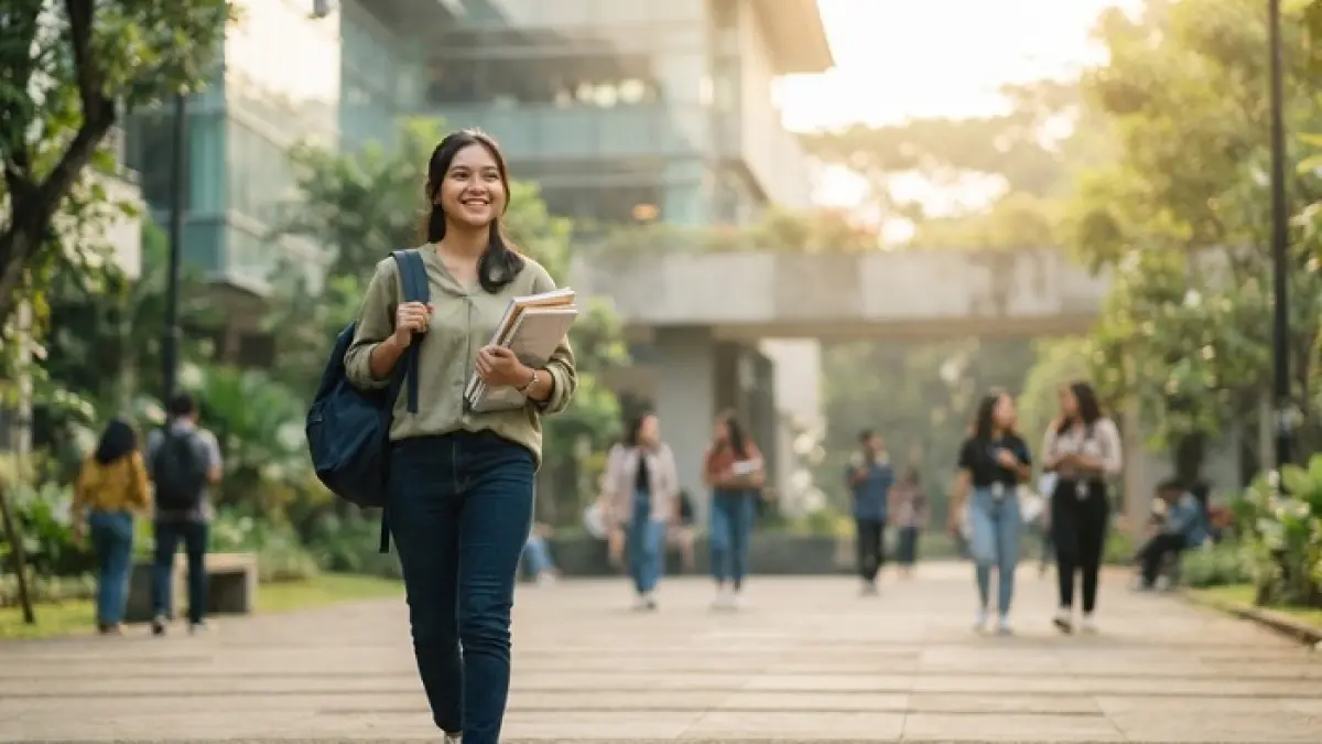 Beasiswa OSC menyediakan 145 kursi kuliah S1 di 10 kampus. Simak benefit, pengalaman penerima, dan syarat mempertahankan beasiswa. (Ilustrasi Gemini AI)