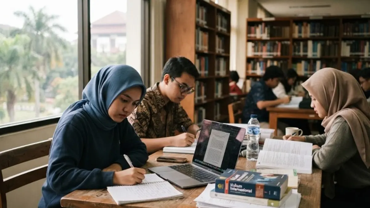 Beasiswa Pemuda Tangguh Surabaya 2026 diperluas hingga 23.820 mahasiswa dengan anggaran Rp190 miliar dan fasilitas UKT. (Ilustrasi Gemini AI)