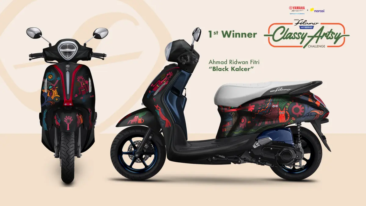Juara 1 Grand Filano Classy Artsy Challenge 2026. (Foto: Yamaha untuk Radar Tulungagung)