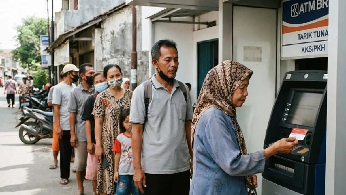 Bansos PKH dan BPNT cair 23 September 2026. Cek wilayah dan nominal bantuan hingga Rp1,8 juta. (Ilustrasi Gemini AI)
