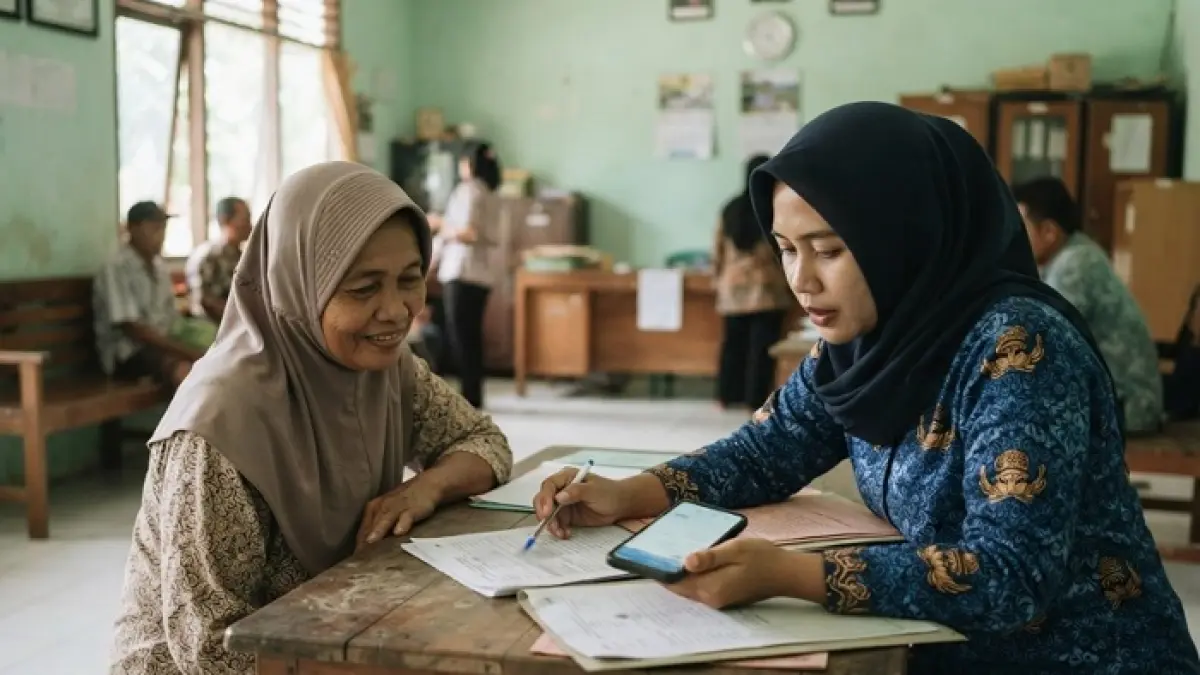 Perlinsos mulai diperluas, KPM PKH-BPNT perlu cek jadwal pendaftaran dan siapkan data untuk bansos 2027. (Ilustrasi Gemini AI)