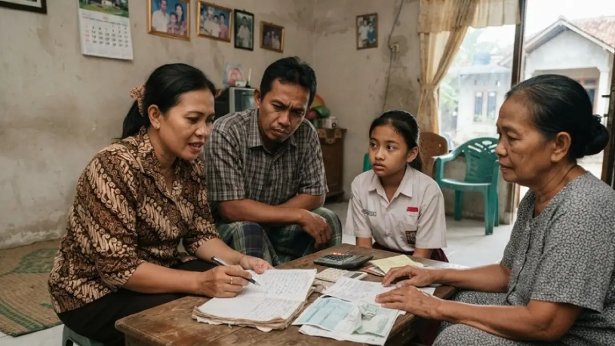PKH BPNT tahap 4 2026 segera cair. KPM perlu cek status data, wilayah penyaluran, dan penyebab bantuan tak cair. (Ilustrasi Gemini AI)