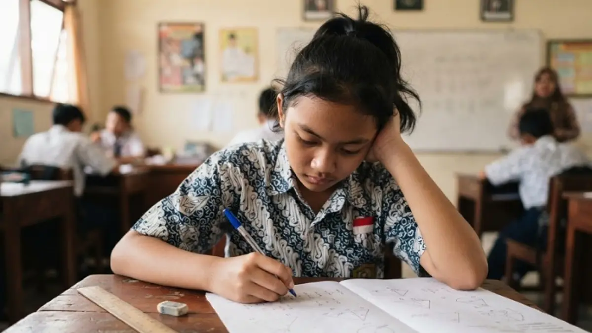 Kuasai trik matematika untuk TKA SMP 2026, dari pecahan dan FPB sampai soal skala yang sering bikin siswa keliru. (Ilustrasi Gemini AI)