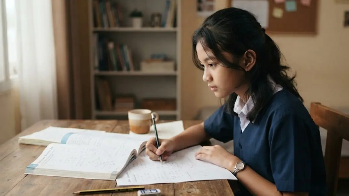 TKA Matematika SMA menghadirkan soal sudut, transformasi, trigonometri hingga kombinatorika. Simak triknya! (Ilustrasi Gemini AI)