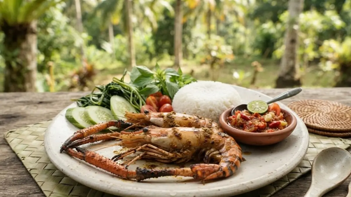 Makanan khas Papua bukan cuma papeda. Ada ulat sagu, cacing laut, udang selingkuh dan kuliner unik lainnya. (Ilustrasi Gemini AI)