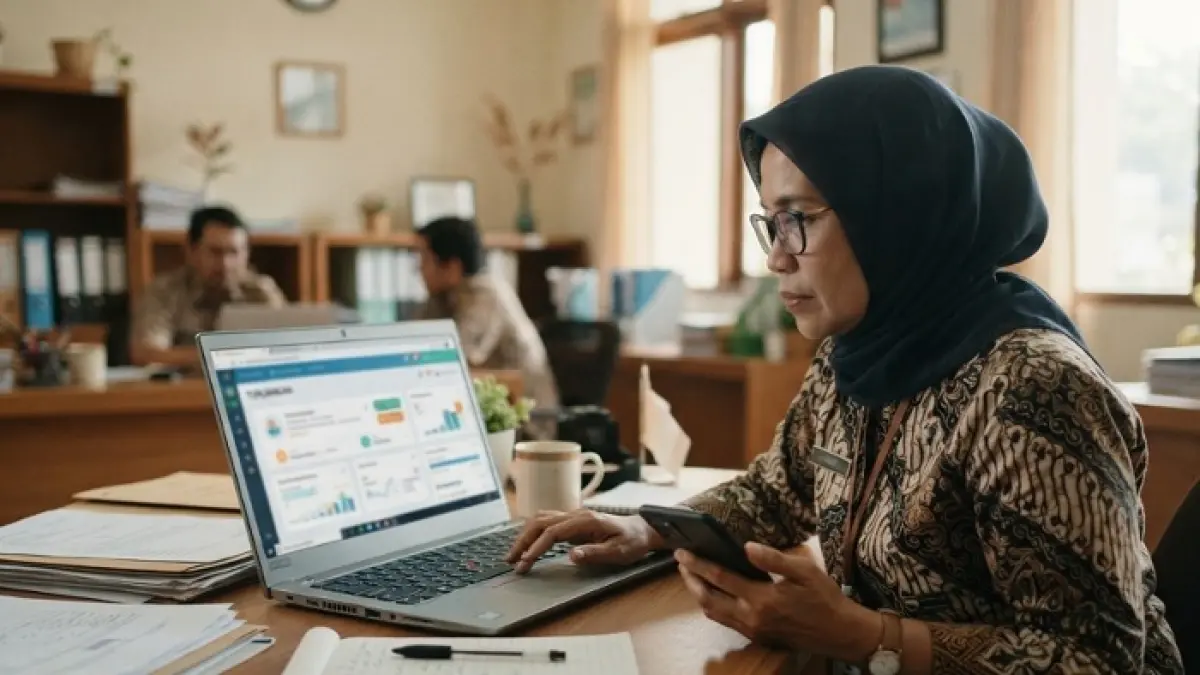 TPG September 2026 belum masuk? Cek 8 data penting, mulai SKTP, Dapodik hingga rekening agar tak terkendala. (Ilustrasi Gemini AI)