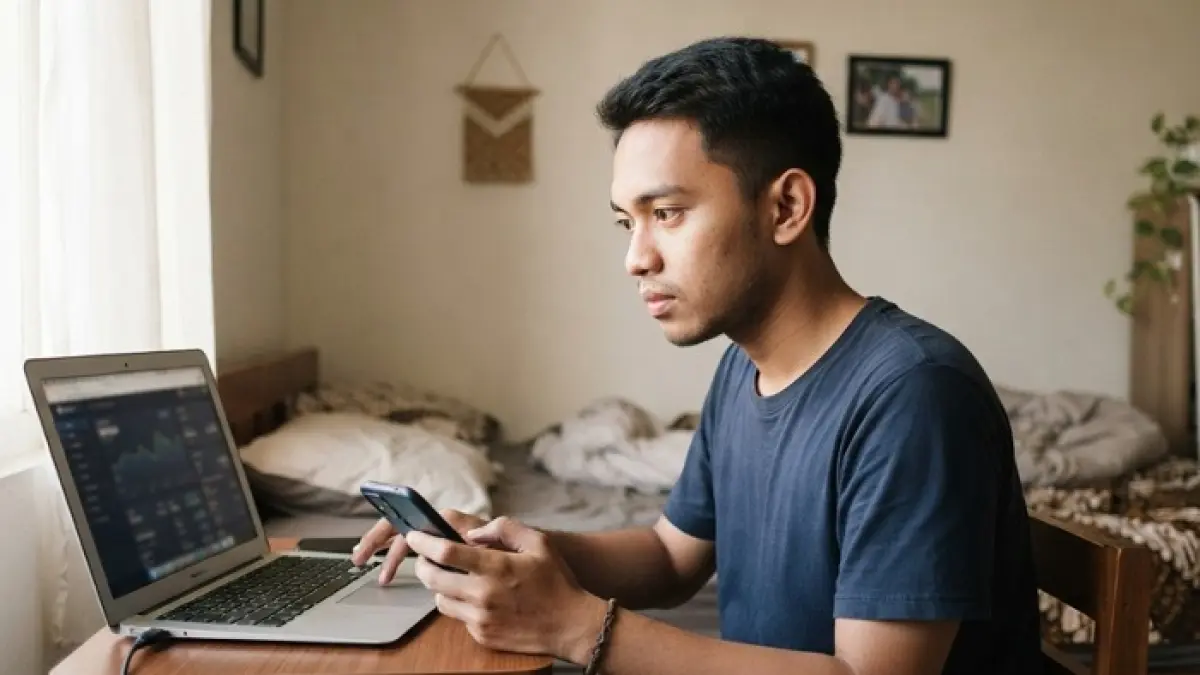 DANA Instan 2026 tak muncul? Simak langkah mengecek aplikasi, izin, akun Premium, hingga limit. (Ilustrasi Gemini AI)