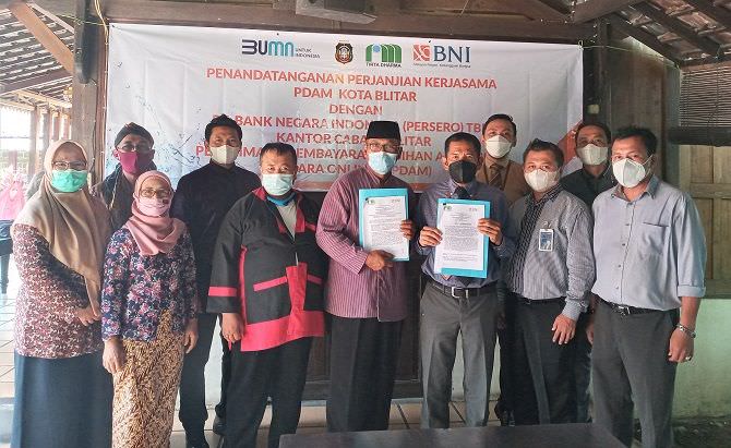 bni-cabang-blitar-gandeng-pdam-kota-blitar