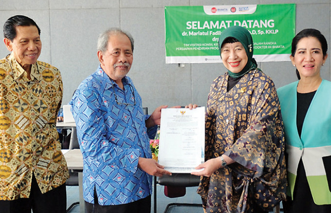VISITASI KKI: IIK Bhakta mendapatkan rekomendasi pembukaan Fakultas Kedokteran dari Konsil Kedokteran Indonesia (KKI)
