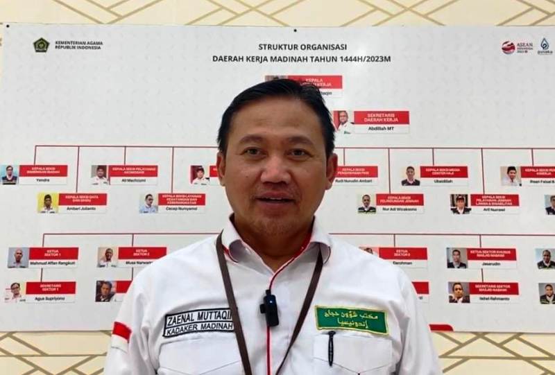 Kepala Daerah Kerja (Daker) Madinah Zaenal Muttaqin. (ISTIMEWA)