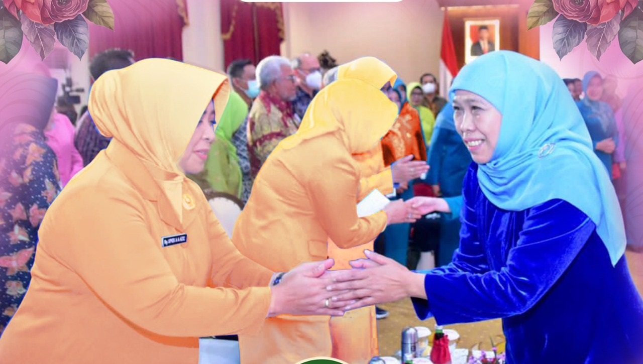KETAHANAN KELUARGA: Dharma Wanita diharapkan menjadi sokoguru ketahanan keluarga aparatur sipil negara (ASN) Pemprov Jatim.  (MUS PURMADANI/RADAR SURABAYA)