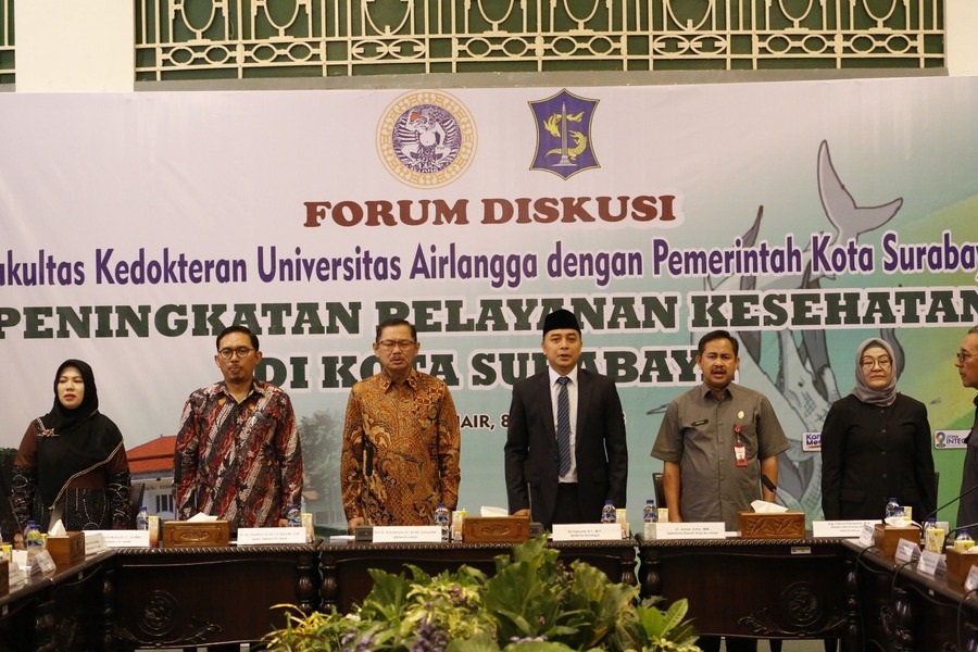 Kolaborasi: Pemerintah Kota Surabaya dan Fakultas Kedokteran Universitas Airlangga berkolaborasi atasi stunting di Kota Pahlawan. (Dinkominfo Surabaya)