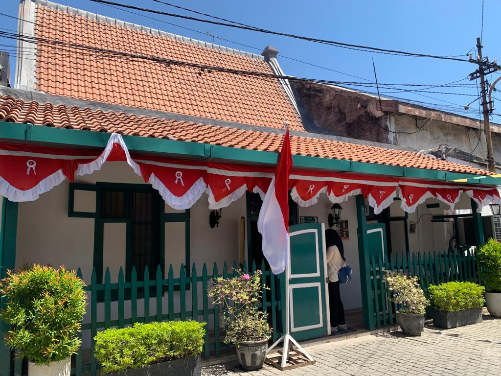Museum HOS Tjokroaminoto di Jalan Peneleh gang VII Surabaya. (RESA/RADAR SURABAYA)