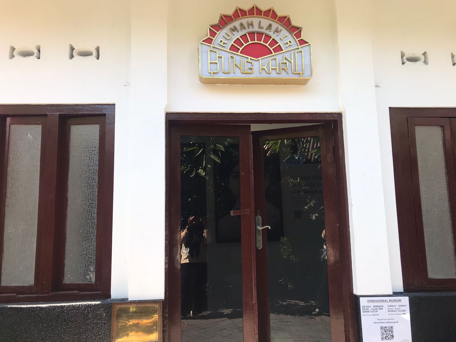 Museum Rumah Lahir Bung Karno di Jalan Pandean gang IV Surabaya. (RESA/RADAR SURABAYA)