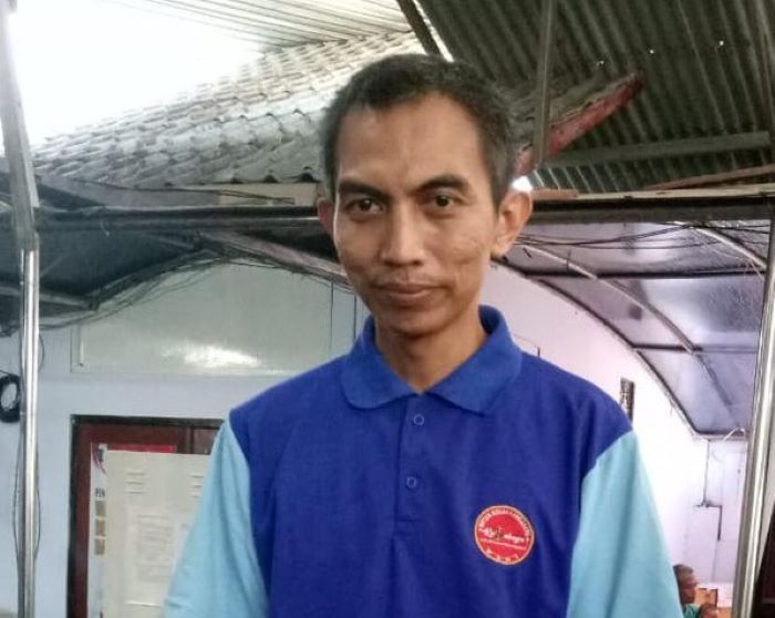 RILEKS: Terdakwa Susanto ditahan di Rutan Medaeng, Sidoarjo. (IST)