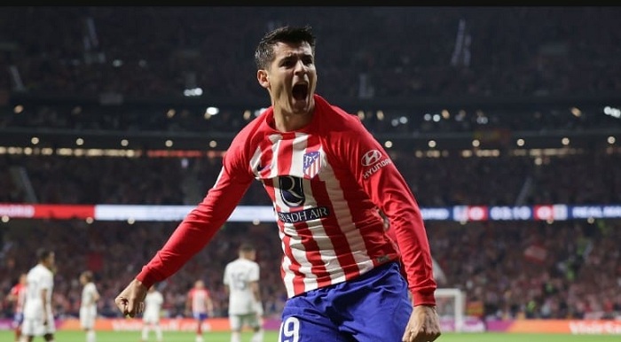 TAJAM:  Alvaro Morata sudah mengemas lima gol dari lima pertandingan. (LIVESCORE)