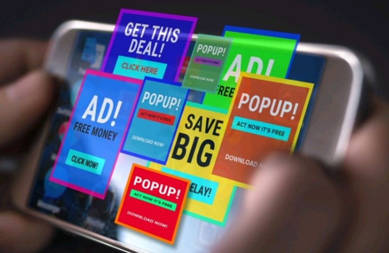 Ilustrasi cara blokir iklan di hape android. (ISTIMEWA)