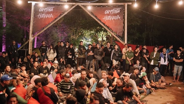 KEBERSAMAAN: Tahun ini kegiatan Hutanada lebih meriah dengan  perform dari berbagai komunitas, yang mengusung konsep adventure dan charity. (IST)