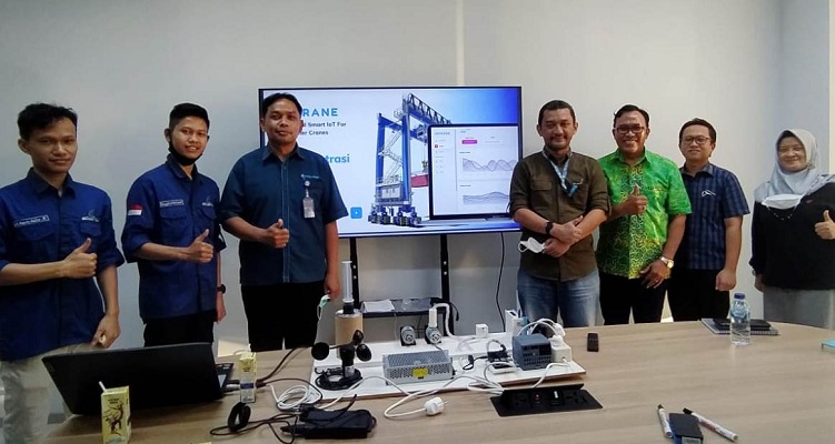 MENUJU INDUSTRI CERDAS: Startup Include Technology Indonesia setelah presentasi pada salah satu klien. (IST)