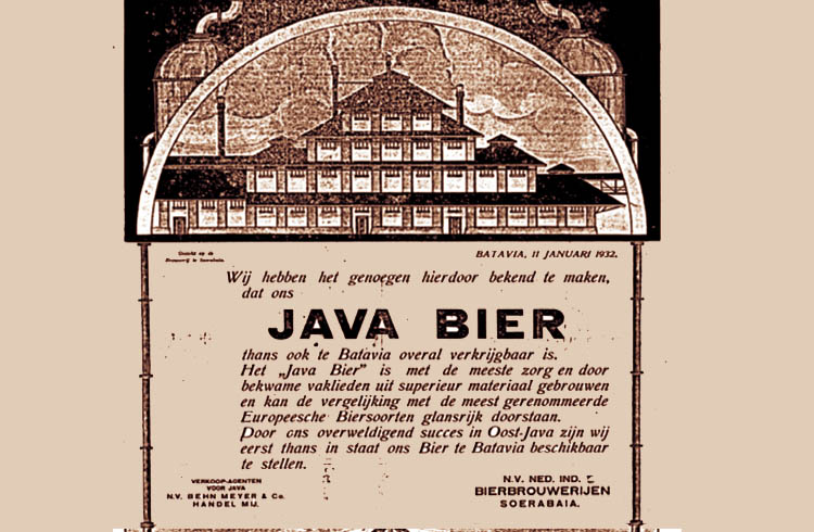 REBUT HATI KONSUMEN: Surat kabar Bataviaasch Nieuwsblad terbitan 12 Januari 1932 yang memuat tentang promosi pabrik bir di Surabaya. (ISTIMEWA)