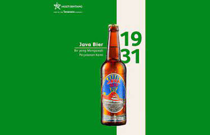 ANDALAN: Produk bir pertama Heineken yakni Java Bier memiliki kandungan alcohol 7,9 persen. (ISTIMEWA)