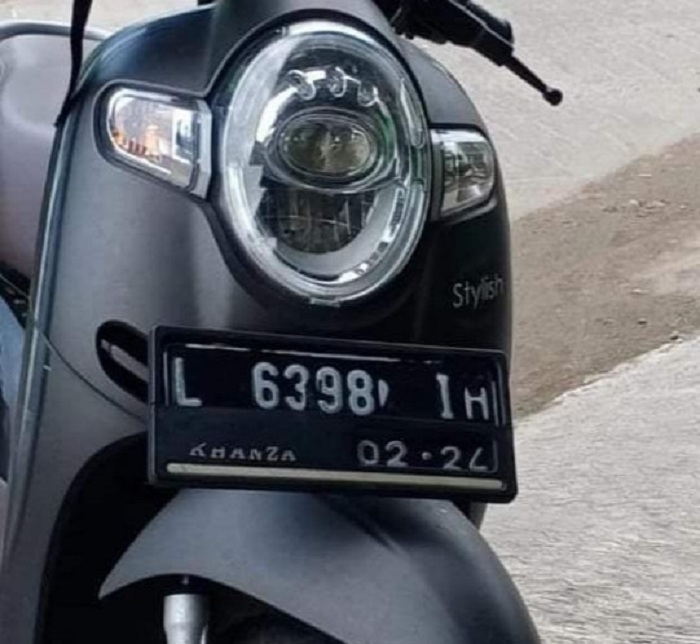 RAIB: Foto motor korban sebelum hilang dicuri. (IST)