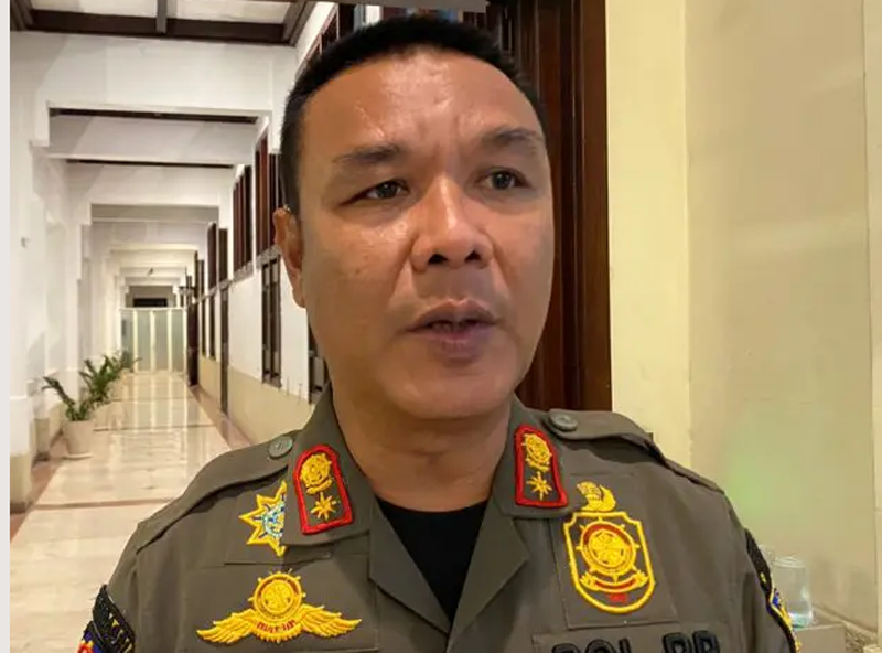 Kepala Satpol PP Surabaya, M Fikser.